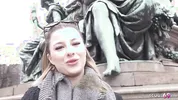 GERMAN SCOUT - German Gamer Girl Mia Minou Pickup for Casting Fuck in Munich