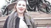 GERMAN SCOUT - German Gamer Girl Mia Minou Pickup for Casting Fuck in Munich