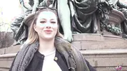 GERMAN SCOUT - German Gamer Girl Mia Minou Pickup for Casting Fuck in Munich
