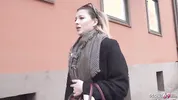 GERMAN SCOUT - German Gamer Girl Mia Minou Pickup for Casting Fuck in Munich