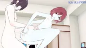 Madoka Higuchi and I have intense sex in the bedroom. - THE IDOLM@STER SHINY COLORS Hentai