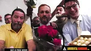 ACCIDENTAL GANGBANG - Hot Rebel Babe Rhyder Gets Cheered Up By Her Male Friends Who Gangbang Her