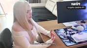 Neighbor with huge tits thanks for the help with her pussy! Hot sex!