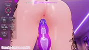 Dildo riding and whimpering from last nights stream
