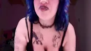 Gótica Dominante se folla Pegging a Femboy Sumiso