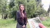 A modest village girl shows her tits and opens her ass to an impudent guy