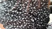 A modest village girl shows her tits and opens her ass to an impudent guy