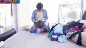 squirting stepdaughter needs help with her wet pussy