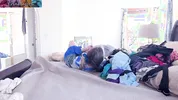 squirting stepdaughter needs help with her wet pussy