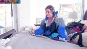 squirting stepdaughter needs help with her wet pussy