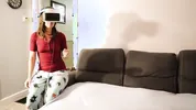 Sneaky stepson TRICKS stepmom into "REAL VR Gaming SEX "
