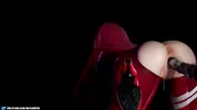 Zero Two and the creamy overflow from a huge monster cock.