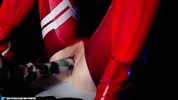 Zero Two and the creamy overflow from a huge monster cock.
