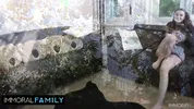 Porno Dan And Matt Convince Cute Girl For Throat And Pussy Fucking!