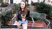 Porno Dan And Matt Convince Cute Girl For Throat And Pussy Fucking!