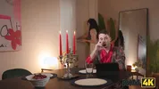 RIM4K. Beautiful Brunette’s Rimming Fantasy Comes True