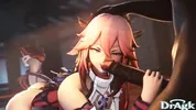 Hilichurl Genshin Animation Compilation Eula Hutao Raiden Shogun Yae Miko hentai