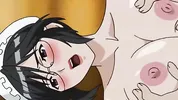A Maid with Huge Tits and Glasses Likes to Get Cum in the Missionary Position