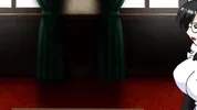A Maid with Huge Tits and Glasses Likes to Get Cum in the Missionary Position