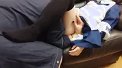 I want to make out with a cute cosplay girl on the sofa, I want to penetrate her