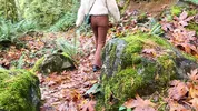 Hot Nympho GF Gives Outdoor Blowjob and Gets Cumshot Facial - Canadian Wilderness - AlexAndAva - 4K