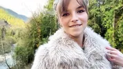 Hot Nympho GF Gives Outdoor Blowjob and Gets Cumshot Facial - Canadian Wilderness - AlexAndAva - 4K