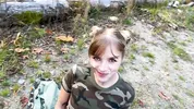 Hot Nympho GF Gives Outdoor Blowjob and Gets Cumshot Facial - Canadian Wilderness - AlexAndAva - 4K