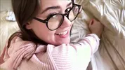Nerdy Little Step Sis Finds Out She Can Squirt - Family Therapy - Alex Adams