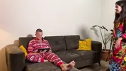 Cuckold sucks dick from his wife's pussy and eats her lover's cum