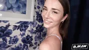 BJRAW Newcomer Tess Thompson gets plastered in cum