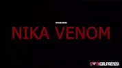 Horny Gothic Nika Venom Gets A Sultry Hookup