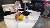 Cleaning the Kitchen Turns into Lovely and Hard Sex - Real Polish Couple