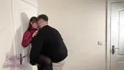 Creampie Cheating Mature MILF Wife as she Takes a Call from her Husband