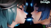 Yelan x Eula Loop Version Cum on mouth Hilichurl Cum swap Cum Kiss Full Genshin Impact sex DrAgk