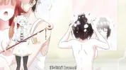Little whore being touched in the bathrooms