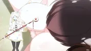 Little whore being touched in the bathrooms