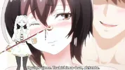 Little whore being touched in the bathrooms
