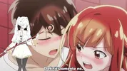 Little whore being touched in the bathrooms