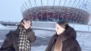 Birthday surprise in WARSAW ended with a big cumshot on tits - POLISH PORN