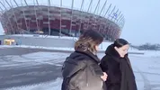 Birthday surprise in WARSAW ended with a big cumshot on tits - POLISH PORN