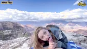 Risky fucking in the Grand Canyon- Molly Pills & Horny Hiking
