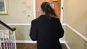Cum hungry hotel receptionist seduced me as my wife showered in the next room