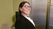 Cum hungry hotel receptionist seduced me as my wife showered in the next room