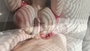 Big Tits Step Sister Didn't Close the Door to Her Room