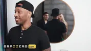 BRAZZERS - Kayley Gunner Shows Off Her Seductive Moves And Tempts Her Guard Into A Steamy Affair