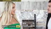 BRAZZERS - Kayley Gunner Shows Off Her Seductive Moves And Tempts Her Guard Into A Steamy Affair