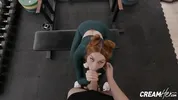 Redhead Hottie Charlie Red Shows Her Best Sex Exercise