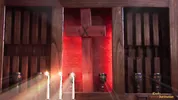 Gimp fucks a busty blonde catholic girl and a nun with his cock