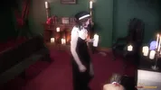 Gimp fucks a busty blonde catholic girl and a nun with his cock