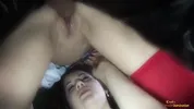 Gimp fucks a busty blonde catholic girl and a nun with his cock
